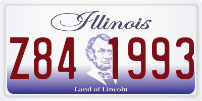 IL license plate Z841993