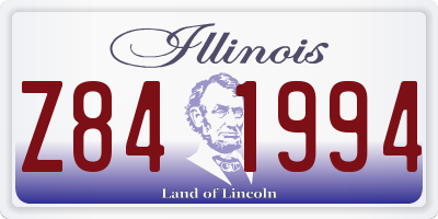 IL license plate Z841994