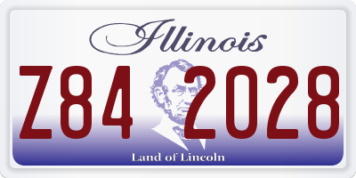 IL license plate Z842028