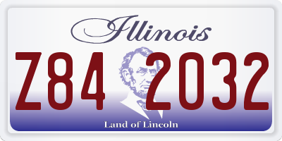 IL license plate Z842032
