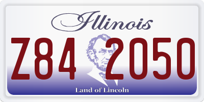 IL license plate Z842050