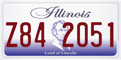 IL license plate Z842051