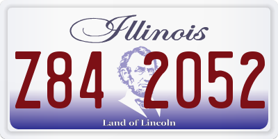 IL license plate Z842052