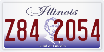 IL license plate Z842054