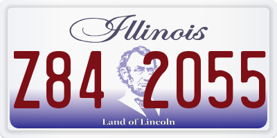IL license plate Z842055