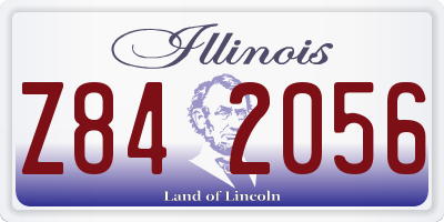 IL license plate Z842056