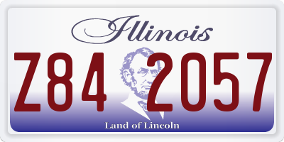 IL license plate Z842057