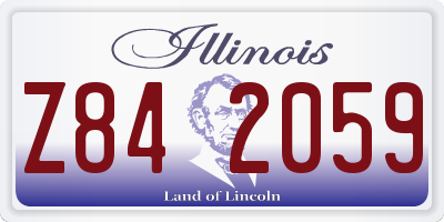 IL license plate Z842059