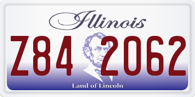 IL license plate Z842062
