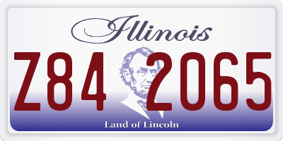 IL license plate Z842065
