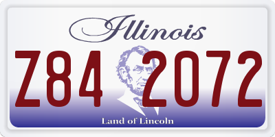 IL license plate Z842072
