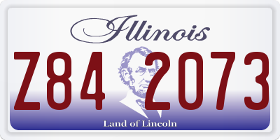 IL license plate Z842073
