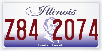 IL license plate Z842074