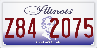 IL license plate Z842075