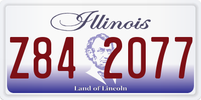 IL license plate Z842077