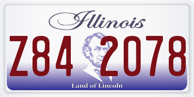 IL license plate Z842078
