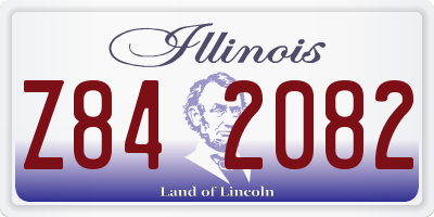 IL license plate Z842082