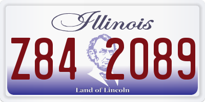 IL license plate Z842089