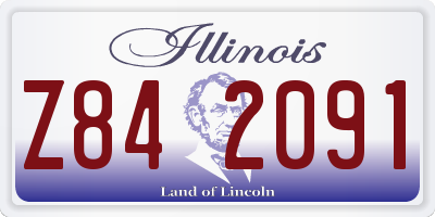 IL license plate Z842091