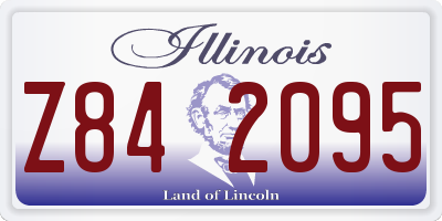 IL license plate Z842095