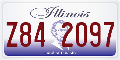 IL license plate Z842097