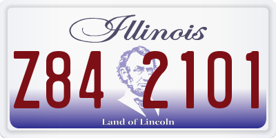 IL license plate Z842101