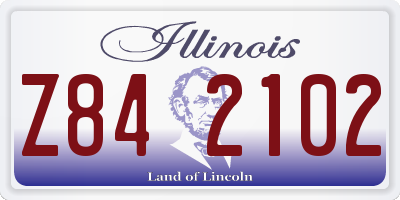 IL license plate Z842102
