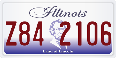 IL license plate Z842106