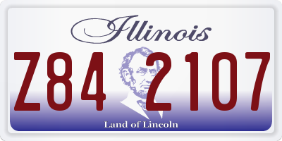 IL license plate Z842107