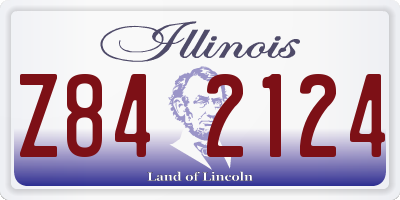 IL license plate Z842124