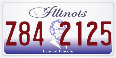IL license plate Z842125