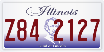 IL license plate Z842127