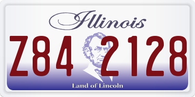 IL license plate Z842128