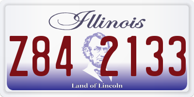 IL license plate Z842133