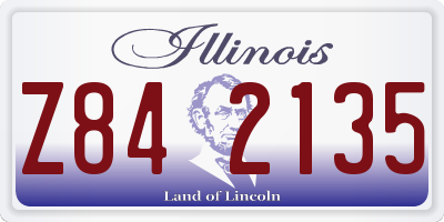 IL license plate Z842135