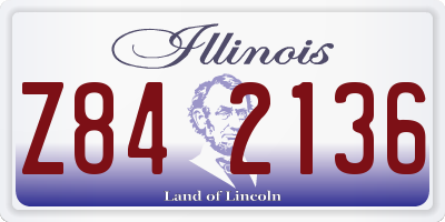 IL license plate Z842136