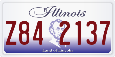 IL license plate Z842137
