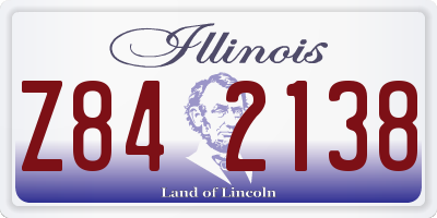 IL license plate Z842138