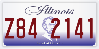 IL license plate Z842141