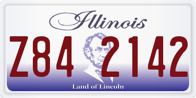 IL license plate Z842142