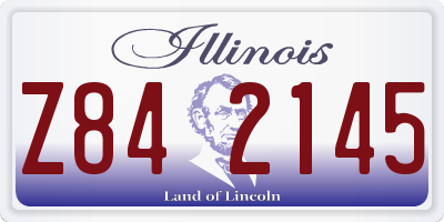 IL license plate Z842145
