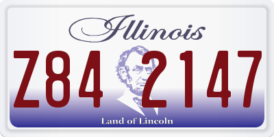 IL license plate Z842147