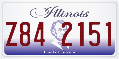 IL license plate Z842151
