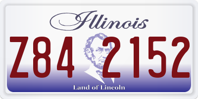 IL license plate Z842152