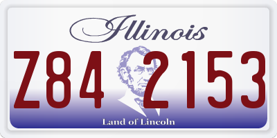 IL license plate Z842153