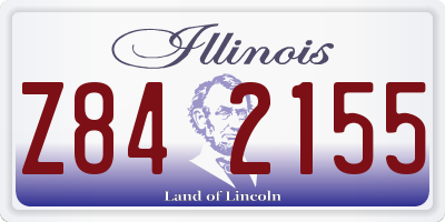 IL license plate Z842155