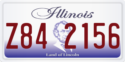 IL license plate Z842156