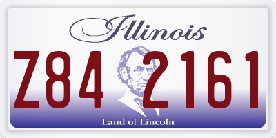 IL license plate Z842161