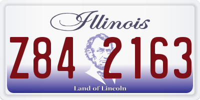IL license plate Z842163