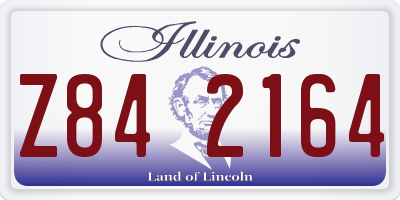 IL license plate Z842164